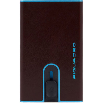 Чехол для кредитных карт PIQUADRO BLUE SQUARE PP4825B2BLR/MO красное дерево