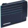 Чехол для карт PIQUADRO Blue Square PU1243B2R/BLU2, синий